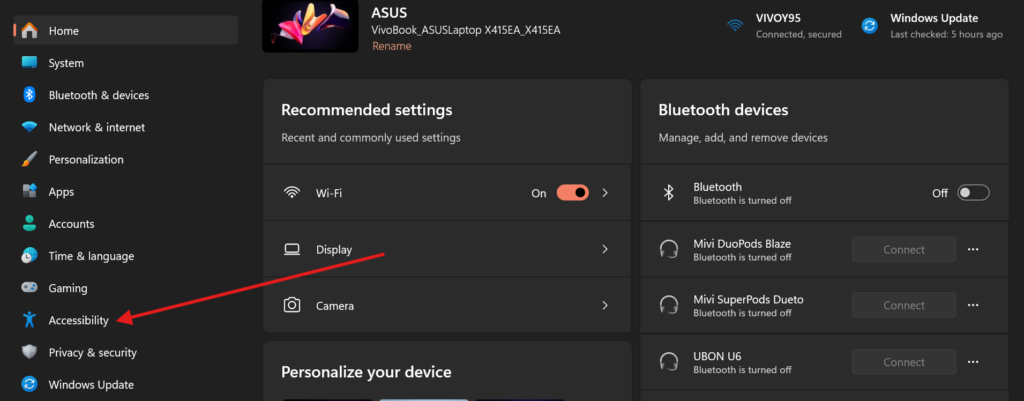 Click Accessibility
