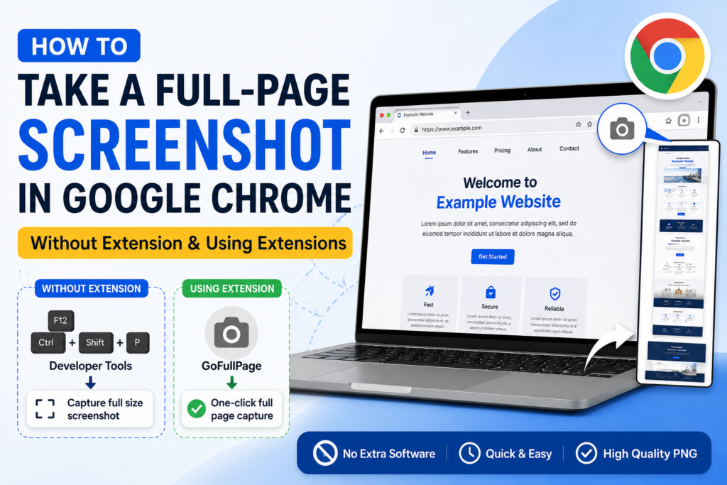 Chrome Full Page Screenshot